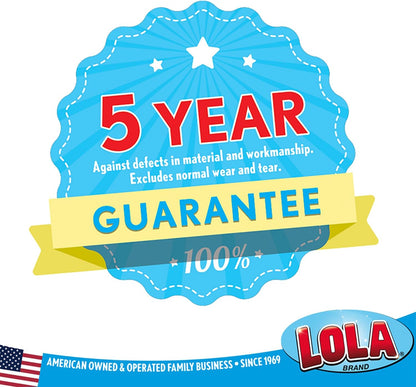 LOLA Toilet Bowl Brush w/Curved Head, Coated Wire, Durable Poly Bristles, Reaches Under Toilet Bowl Rim, 1 Pack