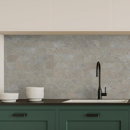 2026 New Upgrade Peel and Stick Backsplash Tile, Peel and Stick 11.34" X 11.57" Wall Tile for Kitchen, Bathroom, Fireplace, Laundry (Beige Ecru, 10 Packs)