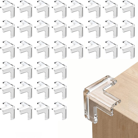 36 Pack Corner Protector Baby, Clear Table Corner Protectors Baby Proof Corners and Edges Furniture Covers & Edge Safety Bumpers Guards for Baby Proofing, Sharp Edges