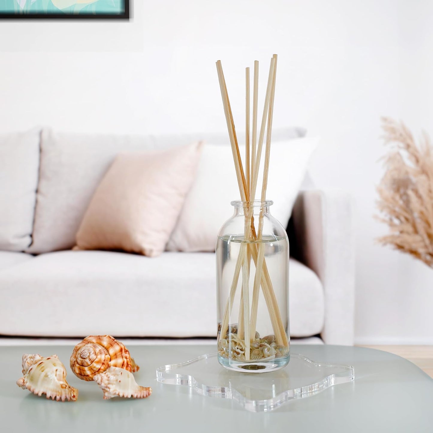 Urban Naturals Smoked Vanilla Reed Diffuser Set with Vanilla Bean, Sandalwood & Leather | Made in the USA - Colors B