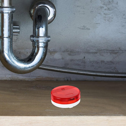 Water Leak Detector Sensor Alarm with Sound and Light Alerts Quick Response Water Leak Sensor for Basement Bathroom Under Sink No Installation Needed