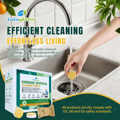 Garbage Disposal Cleaner Deodorizer Tablets 24 Pack Sink Freshener Kitchen | Deep foaming clean, Fresh scent, All disposal compatible,Effortless maintenance