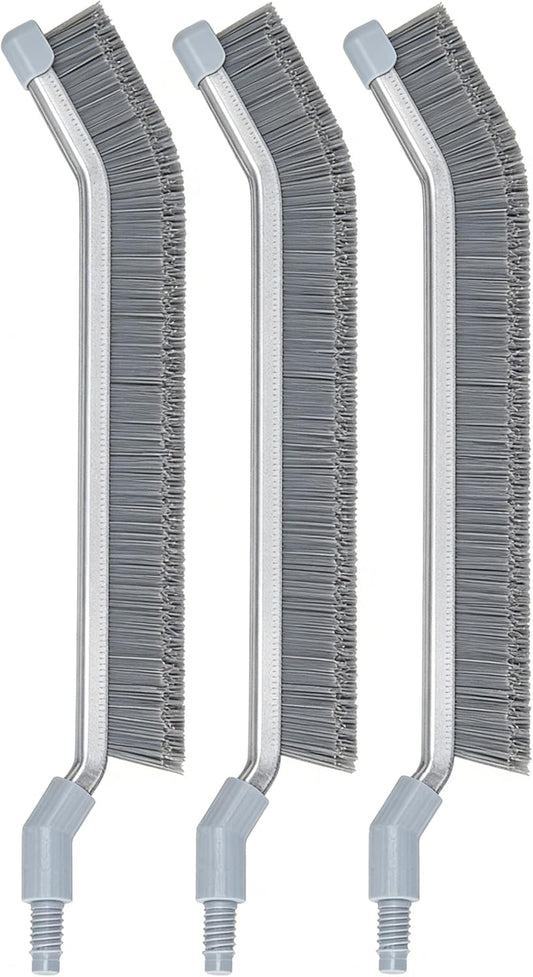 DIY V-Shaped Hard-Bristle Crevice Brush – Replacement for PalNests Crevice Cleaning Brush CB03 & CB04, Deep Clean for Kitchen, Bathroom, Grout & Tight Gaps, Pack of 3