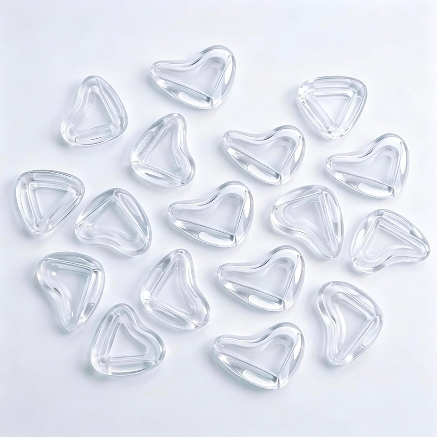30 Pcs Clear Baby Corner Protectors, L-Shaped & Spherical Baby Proof Guards | Soft PVC Table Corner Covers for Safety on Tables, Cabinets, Shelves, Furniture Edge Guards, Safety Bumpers for Home(14L&16R)