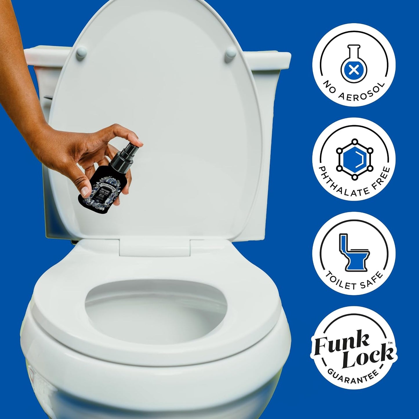 Poo-Pourri Before-You-Go Pocket Toilet Spray, Travel Essentials, Royal Flush, 1 Fl Oz, Up to 50 Uses, On-The-Go Bathroom Odor Deodorizer with Essential Oils, TSA Approved Size, Eucalyptus & Spearmint