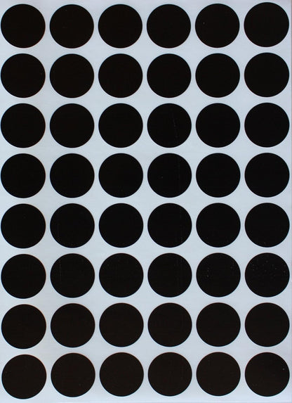 Royal Green Dot Sticker 11/16" Inch (17mm) Colored Labels in Purple - 2400 Pack - Colors A