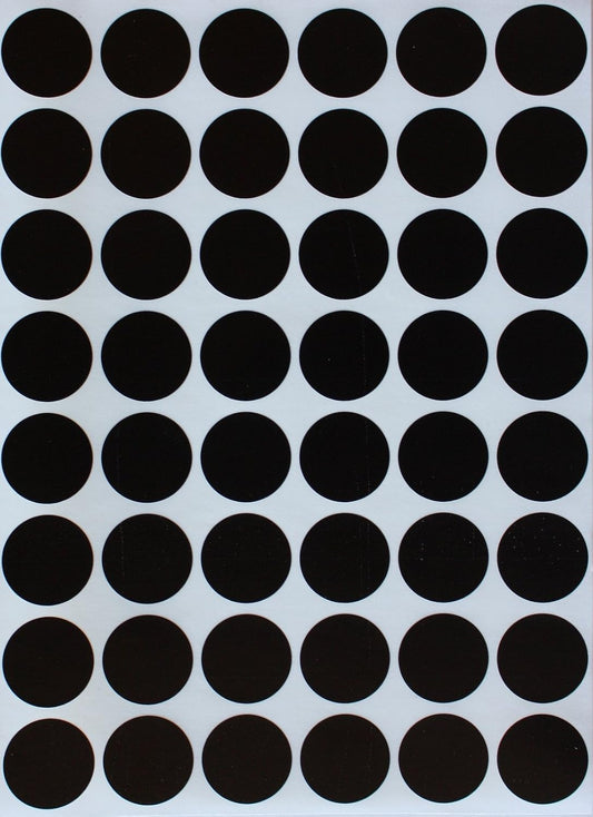 Royal Green Dot Sticker 11/16" Inch (17mm) Colored Labels in Purple - 2400 Pack - Colors A