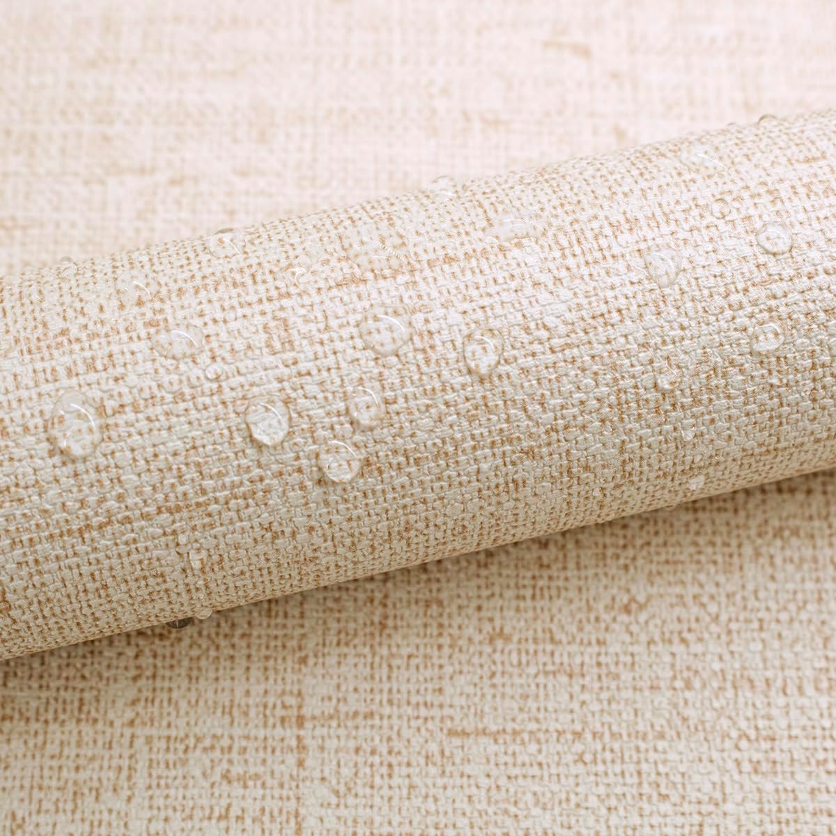 Beige Grasscloth Peel and Stick Wallpaper Textured Contact Paper 15.7inch x 118.1inch Faux Linen Vintage Grasscloth Contact Paper Self Adhesive Removable Wallpaper Vinyl