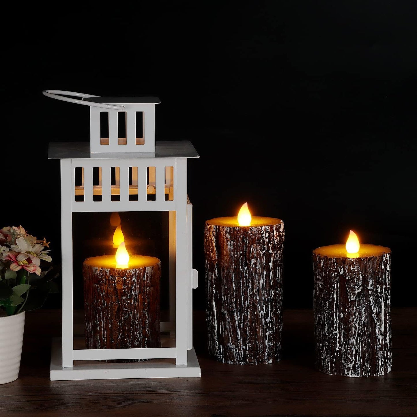 Vinkor Flameless Candles Battery Operated Candles Real Wax Pillar LED Candles with 10-Key Remote and Cycling 24 Hours Timer (Ivory Set of 12 （D: 3" x H: 4"）)