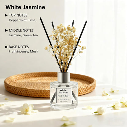 Reed Diffuser Set of 3 Pack,Clean Linen,Vanilla,Citrus Scented Oil Diffuser with 12 Sticks,Reed Diffuser for Home Living Room Office Bathroom Air Freshener,50ml x 3