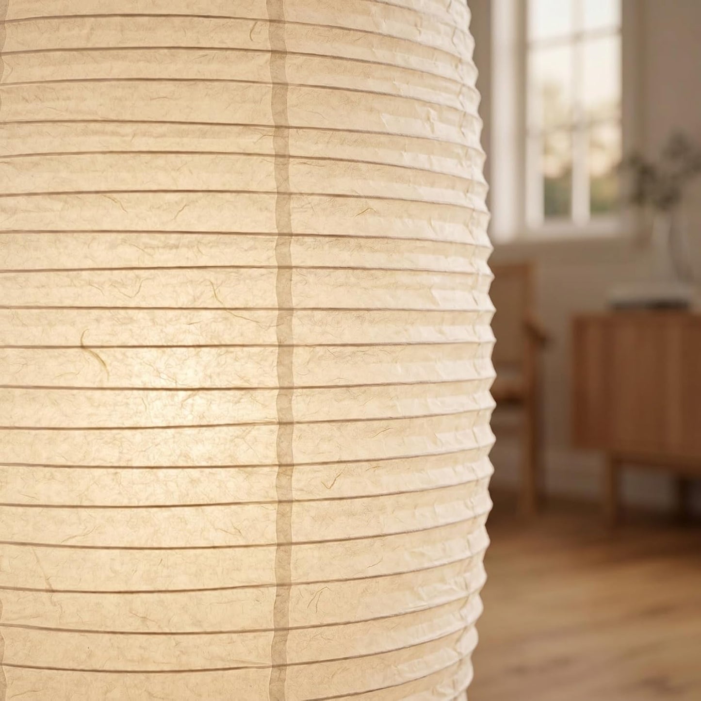 SHINEOFI Paper Lamp Shade Floor Lamp Shade Foldable Floor Lampshade Replacement for Bedroom Light Accessory Home Hotel Bedside Desk