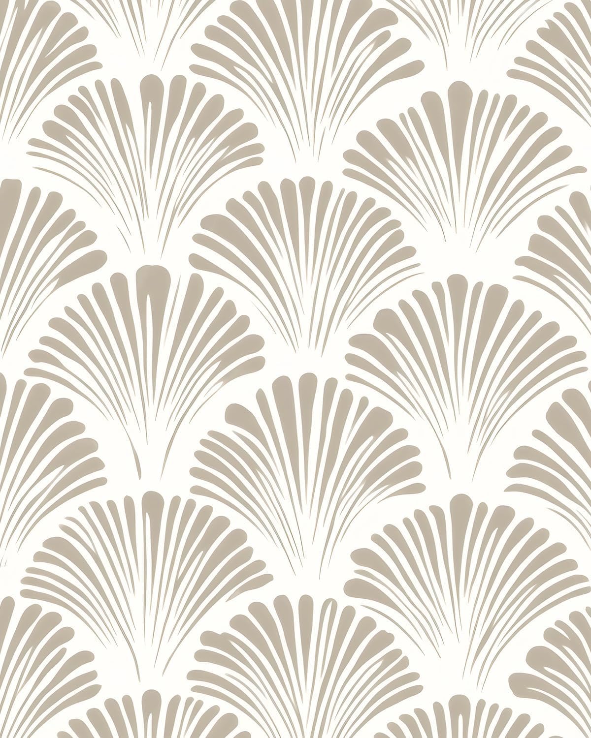 BOKEBEVE Leaves Contact Paper Floral Wallpaper Stick and Peel Boho Damask Wall Paper for Liner Drawer Cabinet Backsplash Renter Friendly Waterproof 17.5 x 118In