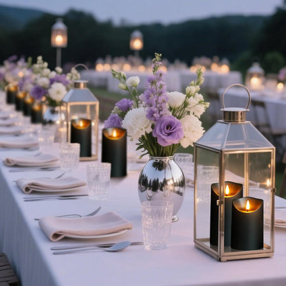 kakoya Flameless LED Candles Battery Operated with Remote and Timer,Flickering Electric Fake Plastic Pillar Candles Set of 12(D3 x H 3" 4" 5") Ivory