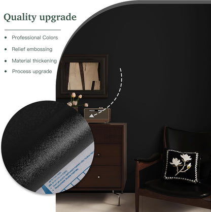 Dimoon 17.7''x118'' Peel and Stick Wallpaper White Contact Paper for New Environmentally Friendly Materials Thickening Upgrade Embossed Renter Friendly Wall Paper Modern Vinyl Wrap Countertop Bedroom