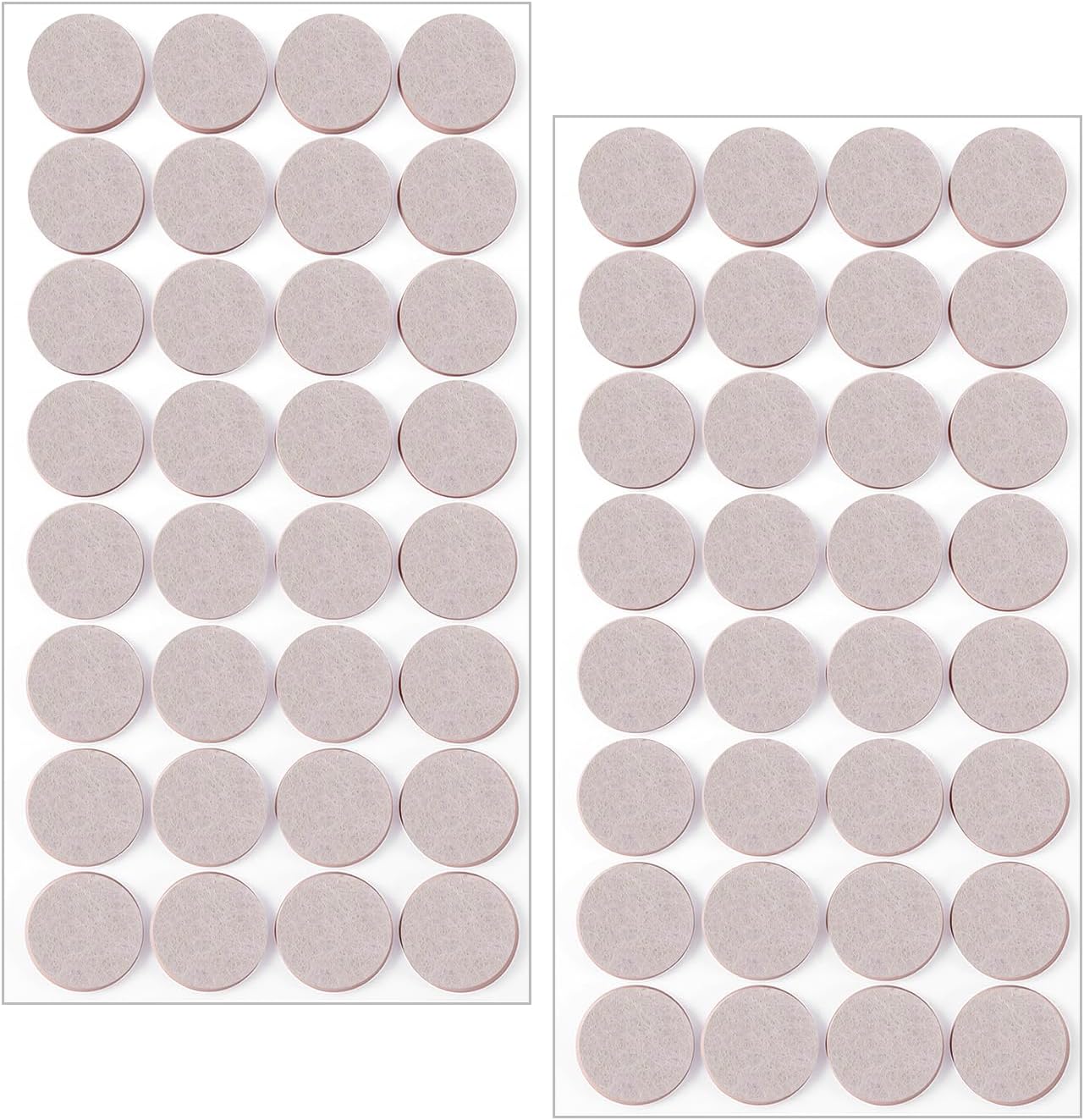 Felt Furniture Pads for Hardwood Floors - 96 Pcs Self Adhesive Chair Felt Pads, Anti Scratch Floor Protector, Furniture Sliders Moving Your Furnitures Smoothly, 3/4" Round