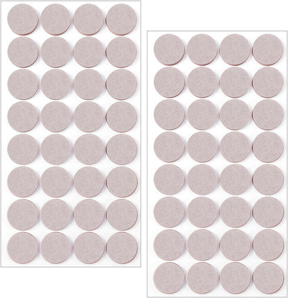 Felt Furniture Pads for Hardwood Floors - 96 Pcs Self Adhesive Chair Felt Pads, Anti Scratch Floor Protector, Furniture Sliders Moving Your Furnitures Smoothly, 3/4" Round