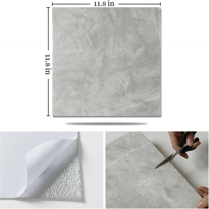 10 Sheets Peel and Stick Backsplash, 11.8"x11.8" Stick on Backsplash Tile Stickers Self Adhesive Backsplash Tile for Kitchen Bathroom Laundry Room