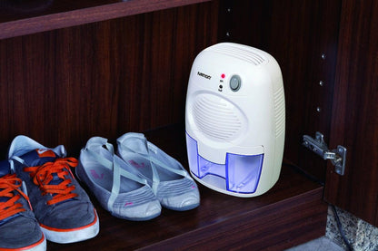 Ivation IVADM10 Powerful Small-Size Thermo-Electric Dehumidifier - for Smaller Room, Cupboard, Basement, Attic, Stored Boat, RV, Antique Car,White