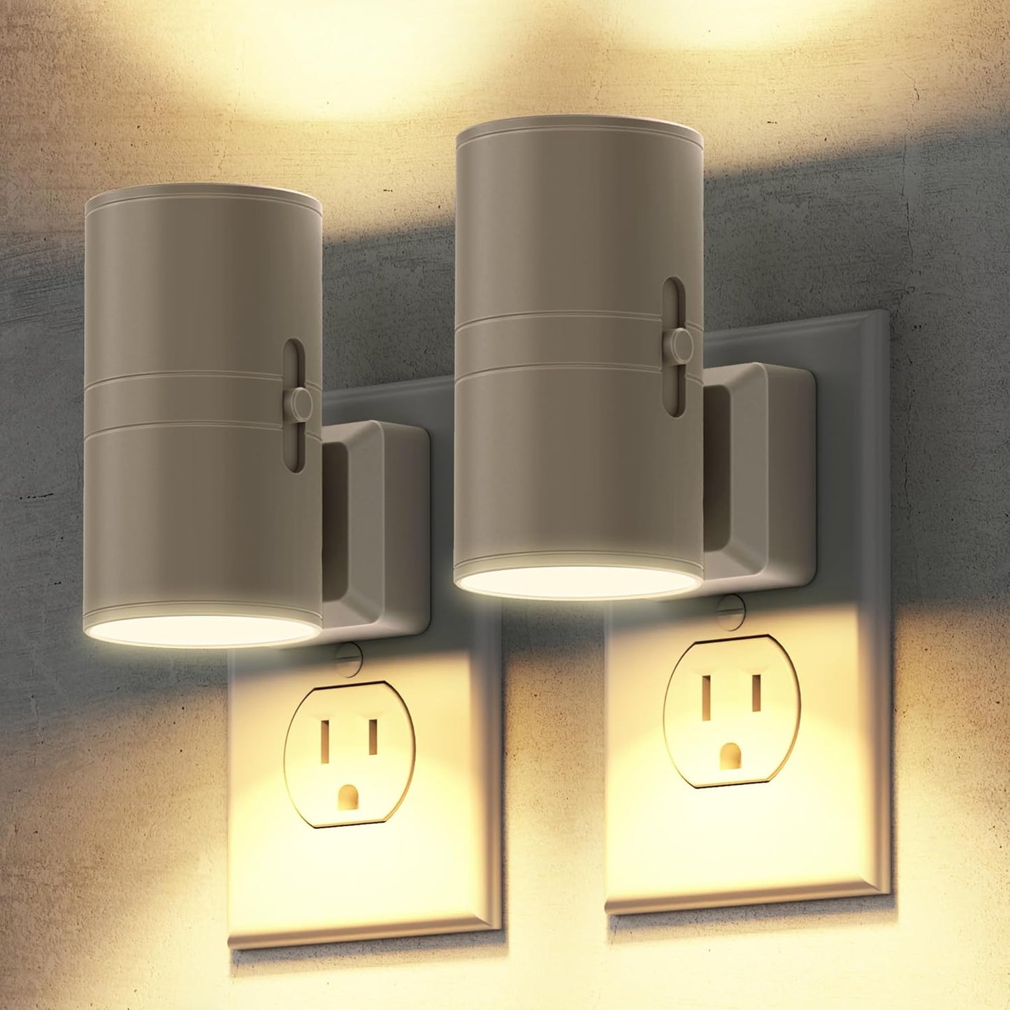 Briignite Motion Sensor Night Light,2 Pack Motion Activated Plug in Night Lights, 0-100LM Dimmable Soft White 3000K, Motion Sensor Light Indoor for Bathroom Hallway Bedroom Stairway Kid Elderly Pet