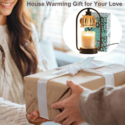 TOFUNTOY Candle Warmer Lamp, Electric Candle Warmer Light with Timer Dimmer Wax Melt Warmer for Bedroom Living Room Home Decor Birthday Christmas Gifts for Women Mom