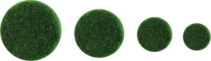 Shepherd Hardware 9423 Self-Adhesive Felt Surface Protection Pads, Assorted Sizes, 46-Count, Green
