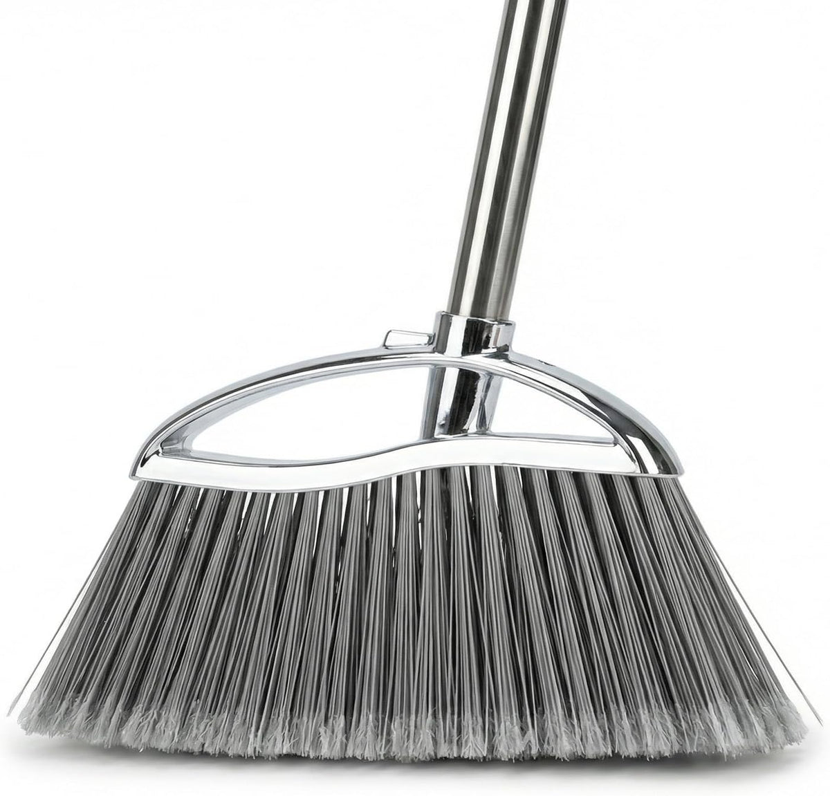 Outdoor Stiff Bristles Angle Broom Heavy Duty Sweeping Patio Broom with Long Handle for Garage Garden Commercial and Industrial