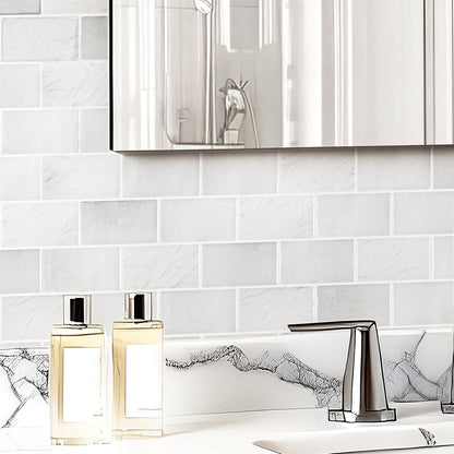 Art3d Peel and Stick Backsplash for Kitchen White Subway (10 Tiles, Thicker Design)