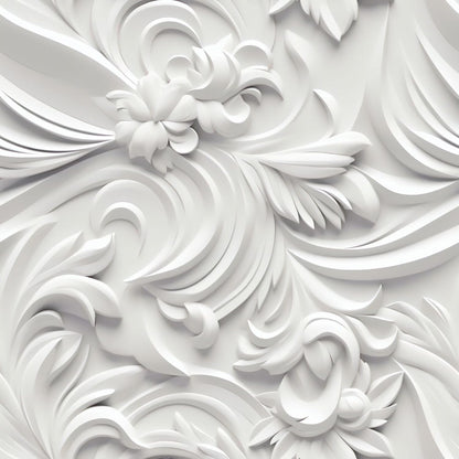 Floral Peel and Stick Wallpaper 3D Effect Interior Wall Décor Contact Paper Self Adhesive Removable Renter Friendly for Bedroom Living Cabinet Room 17.7in x 9.8ft (Not Textured Wallpaper