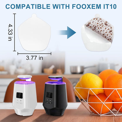 48 Pcs Fruit Fly Trap Refill Compatible with Fooxem IT10 Glue Board | CimoroWin 48 Pcs Refill Glue Boards, Replacement Sticky Pads for Indoor Moths, Gnats, Mosquitoes & Flying Insect Control