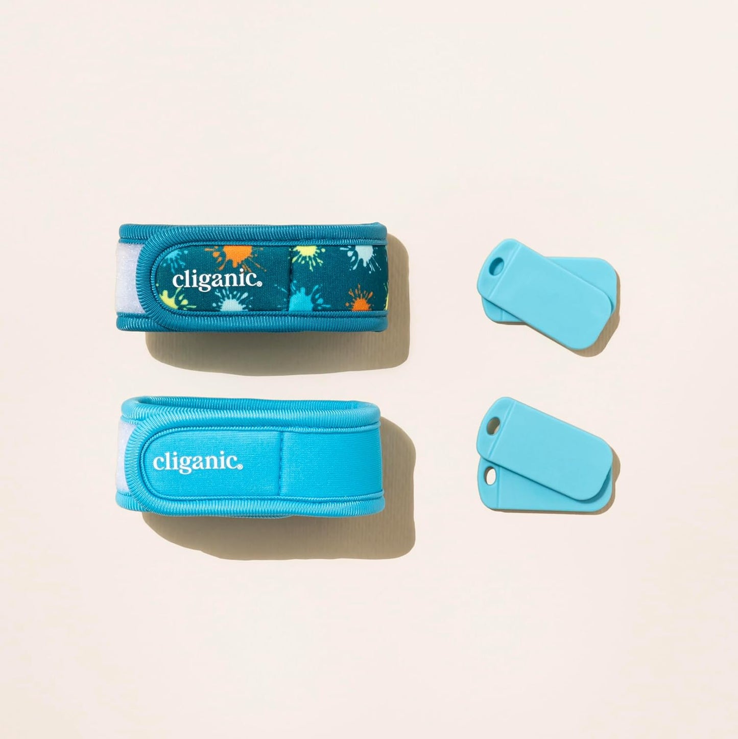 Cliganic Mosquito Repellent Pack (1 Clip + 2 Refill Pellets) - Natural DEET-Free, Essential Oil Infused