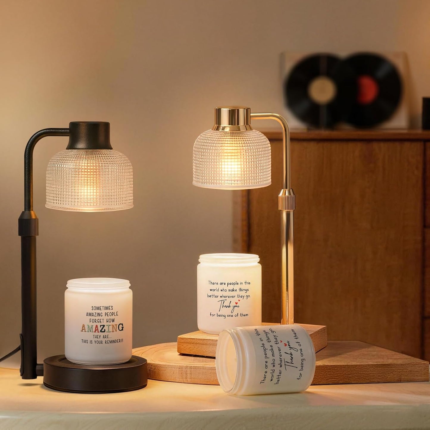 KLL Candle Warmer Lamp with Timer: Birthday Gift for Women, House Warming Gifts New Home, Room Decor - Wax Melt Warmer for Scented Jar Candles