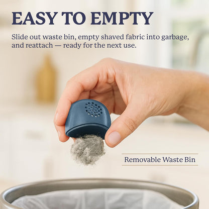 Farberware Fabric Shaver & Lint Remover for Clothes – Battery Operated Lint Shaver with Triple Blades, Sweater Shaver to Remove Pilling for Clothing, Couch, Furniture, Fuzz, Lint Balls