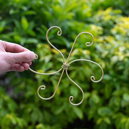 5PCS Monstera Plant Stem Support Stakes - 5.5 * 5.5IN Metal Supports for Monstera and Fishbone Cactus, Sturdy Frame, Easy Installation, Flexible Protection for Healthy Growth Indoors