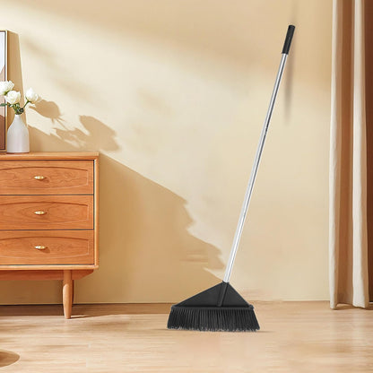 Heavy Duty Yard Cleaning Broom with Stiff Bristles and Long Handle for Outdoor Patio Garage Warehouse Sweeping and Concrete Floor Maintenance Style