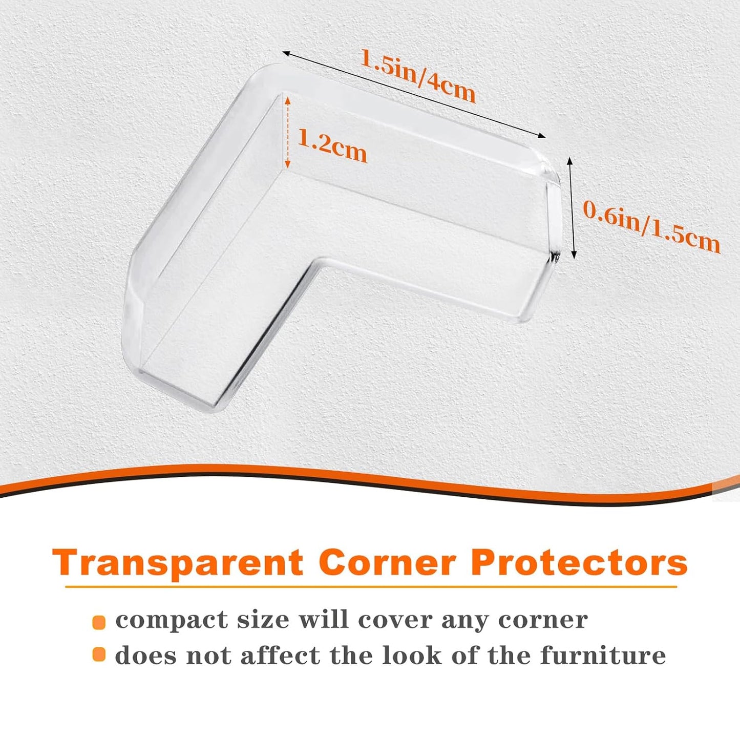 Edge Protector Baby Proofing Corner Protectors Silicone Desk Edge Cushion Child Safety Edge Covers Bumper for Table, Cabinets, Crib, 13ft x 1.2 Inch Edge Protector Strip with 4 Pack Corner Guards