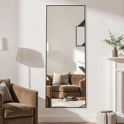 Mirror Full Length, 71 x 26 Inches Floor Mirror with Stand, XX-Large Arch Gold Mirrors for Bedroom, Dressing Room, Home Decor, Gold