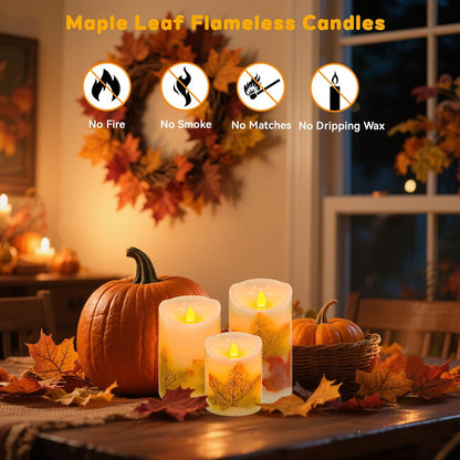 Flameless Candles Lights, Set of 3 Flickering LED Candles with Remote & Timer, Dimmable Electric Pillar Candles Battery Operated, Green Candles for Home St. Patrick’s Day Christmas Decor (Green)