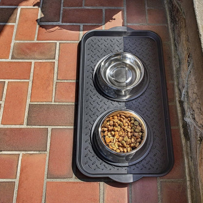 Diamond Boot Tray, 15" x 29", Black