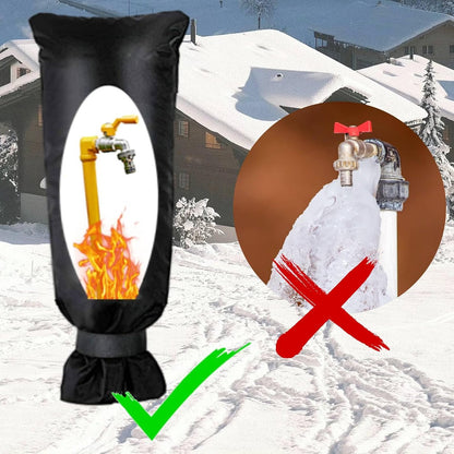 Outdoor Faucet Covers for Winter, 28"x15" Outdoor Faucet Vovers for Winter Freeze Protection, Outdoor Tap Cover, Long Reusable Spigot Cover, Waterproof for Protection Anti-Rust