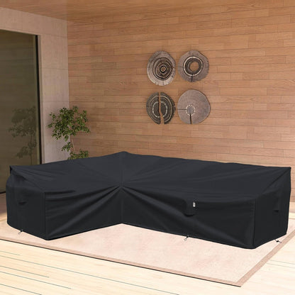 Patio Deck Box Cover, 63x30 Inch Fire Pit Covers with Straps and Handles, Waterproof Heavy Duty Outdoor Furniture Winter Cover for Keter, Suncast, Lifetime Container