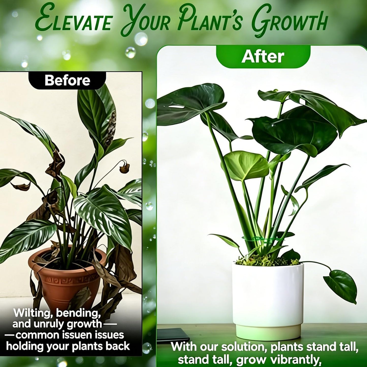 4 Sizes Plant Stem Support for Indoor Outdoor, 2026 New 4 Sizes Reusable Plant Stabilizer for Climbing Plants, Plants Accessories Garden Tools