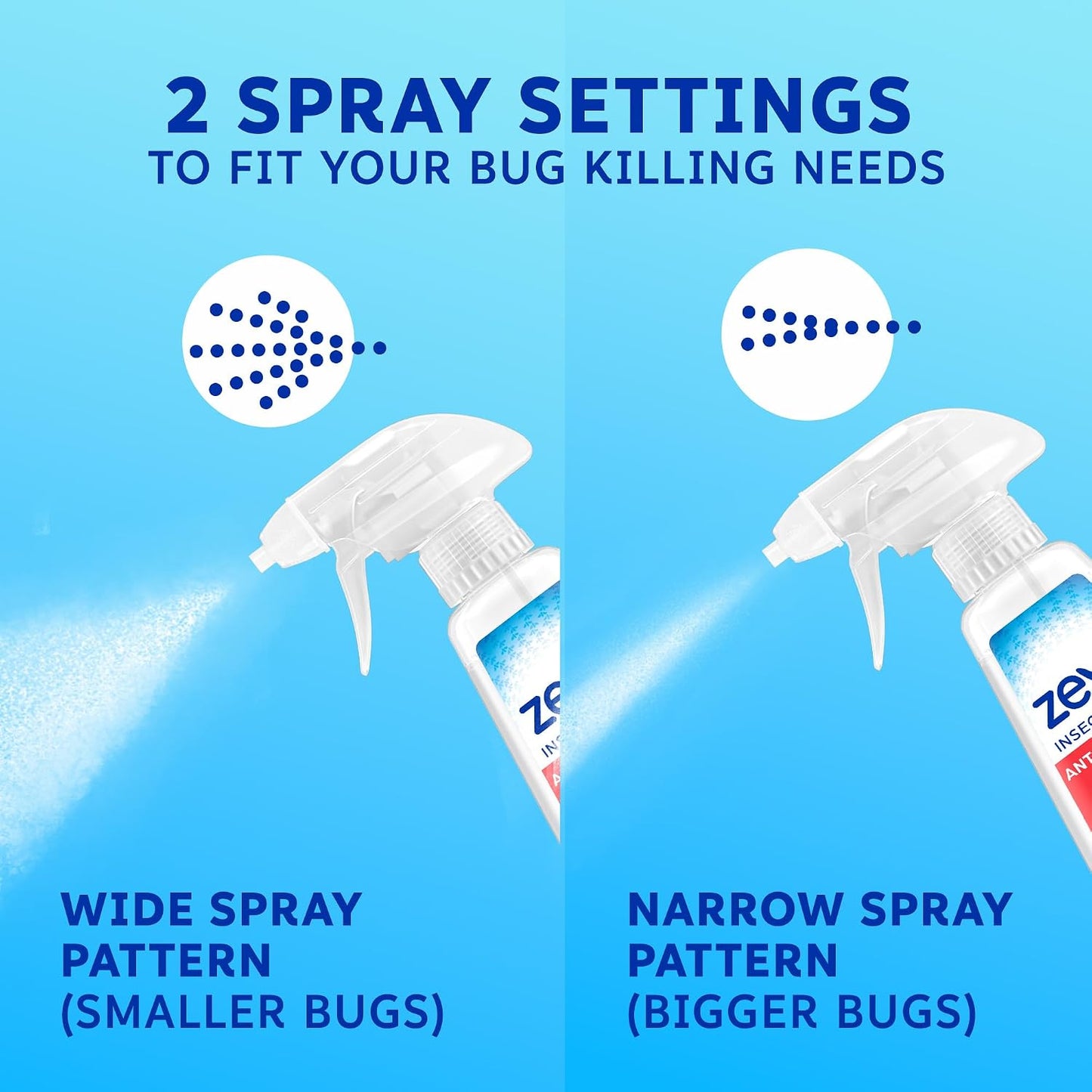 Zevo Flying Insect Killer Spray - Fruit Fly, Gnat, Fly & Mosquito Bug Spray for Home Use with Rosemary & Cornmint Oil - Indoor & Outdoor Use (3 Bottles)