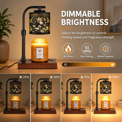 mocosa Candle Warmer Lamp with Adjustable Height Dimmable for New Home Decor Electric Candle Warmer for Jar Candles Birthday Gifts for Women Mom(Hummingbird)