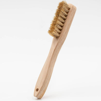 DadMode Laundry Stain Brush – Removes 25% More Stains – Beechwood Laundry Brush with Boar’s Hair Bristles – Ergonomic Handle for Clothes, Kids Messes & Tough Fabric Stains