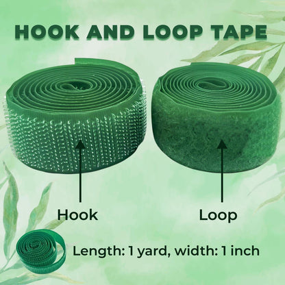 1 inch Black Hook and Loop Tape 1 Yd Self Adhesive Tape Sticky Back Heavy Duty Fastener Ideal for Window Fixing Net Carpets DIY Project Handmade Craft Home Office