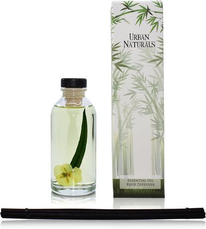 Urban Naturals Smoked Vanilla Reed Diffuser Set with Vanilla Bean, Sandalwood & Leather | Made in the USA - Colors B