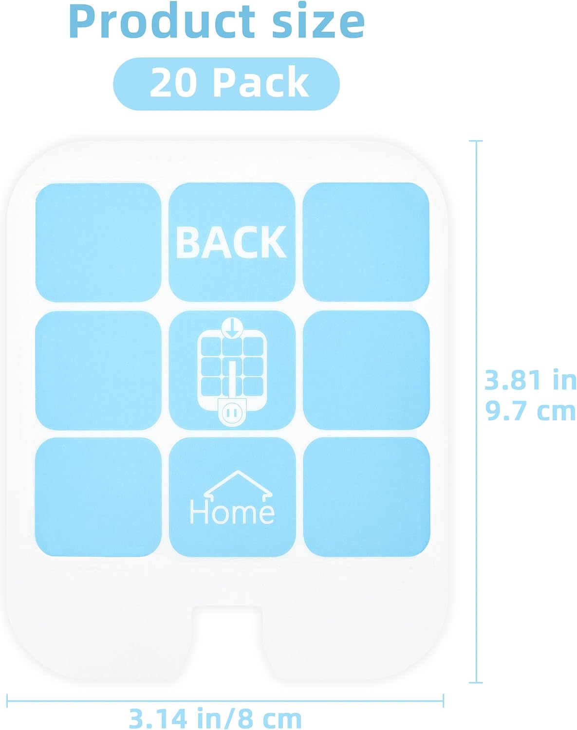 20 Pack Trap Refill Compatible with Saferr Home Fly Trap Refill,Applicable to SH502、SH503、23005-06 and DT3005W、DT3005W-DS3,Indoor Fly Trap Plug-in Insect Trap Replacement (20)