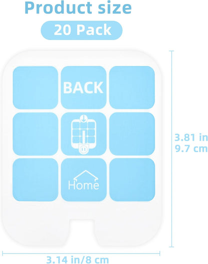 20 Pack Trap Refill Compatible with Saferr Home Fly Trap Refill,Applicable to SH502、SH503、23005-06 and DT3005W、DT3005W-DS3,Indoor Fly Trap Plug-in Insect Trap Replacement (20)