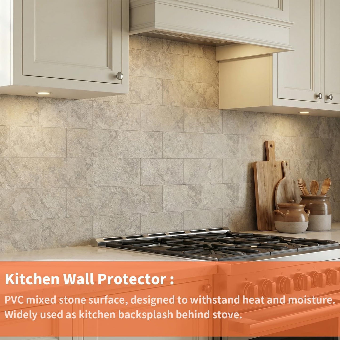 10- Sheet Polished White Peel and Stick Backsplash, 12’’Luxury PVC Ceramic Look Self Stick Subway Tiles, Waterproof Peel and Stick Wall Tiles for Kitchen and Bathrrom