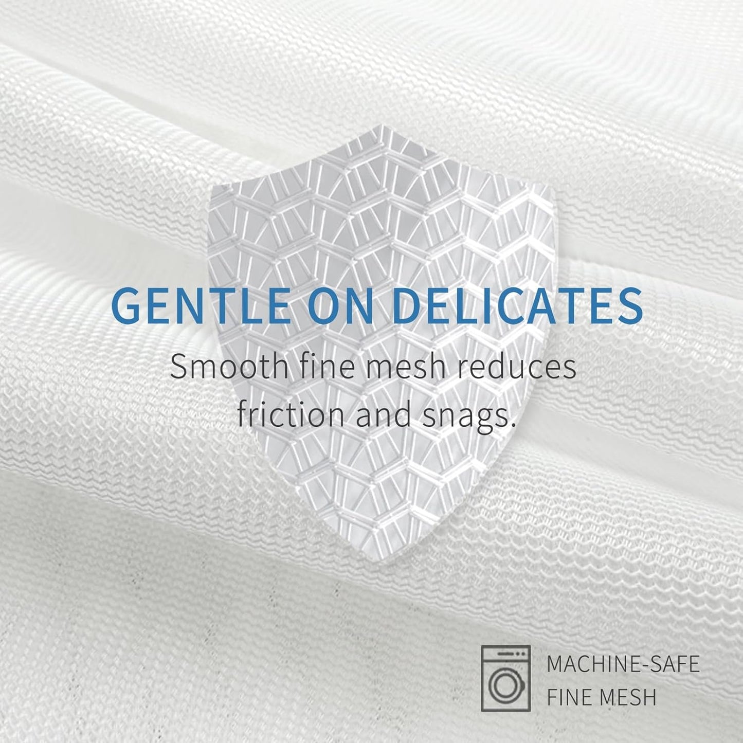 Muchfun 4Pcs Durable Fine Mesh Laundry Bags for Delicates 16 x 20 Inches | (4 Large)